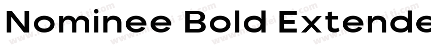 Nominee Bold Extende字体转换